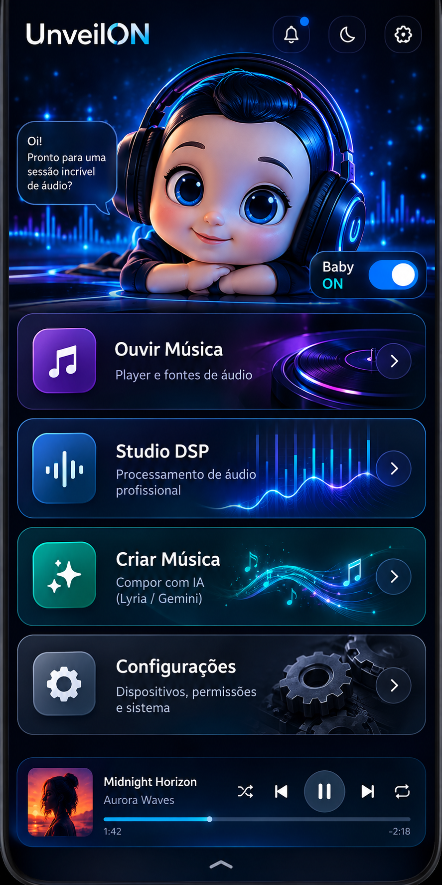 Tela Seu próximo play começa aqui